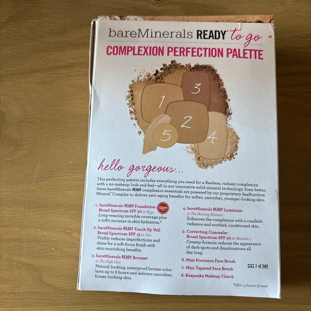 bareMinerals Foundation Tan Golden Ready Complexion Perfection Palette R330